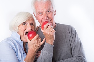 Dentures allow you to eat a healthier, more nutritious diet